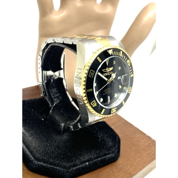 Invicta Men's Watch 36973 Pro Diver Automatic Black Dial Two Tone Steel 44mm - Picture 16 of 16